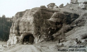 Red Canyon Tunnels Marker