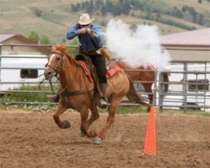 Western Festival Cowboy Mounted Shooters